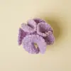 Cabeça de Flor Cravo em Lã Tricotada Acabamento Explosivo Flor Artificial Tecida à Mão Simulação