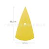 Raspador Suave Triangular de Borde de Arco de Gota de Agua de Alta Elasticidad Borde Delgado Tapón Cambio de Color Invisible Herramienta Lámina para Película Solar para Ropa de Coche Ventana