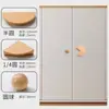 Manija de Armario para Habitación Infantil Manija de Puerta de Gabinete de Dibujos Animados Manija Pequeña de Cajón Estilo Madera Maciza Manija de Armario de Madera Maciza Pac-Man