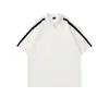 Camiseta tipo polo de manga corta con cremallera hasta la mitad, color sólido pesado, para hombre, verano