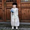 Conjunto Hanfu para Niños 2026 Nuevo Estilo Verano Delgado Niños Nuevo Estilo Chino Atractivo Sin Mangas Dos Piezas Traje Tang para Bebé