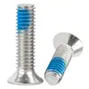 Tornillo Dispensador Anticaída de Cabeza Avellanada Ranura de Cruz Acero Inoxidable 201 Tornillo Dispensador Anticaída de Cabeza Plana M2M3M4M5M6