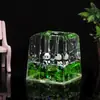 Botella a la deriva creativa brillante Reloj de arena mediterráneo Gota de aceite Adorno de decoración de escritorio para el hogar Regalo de cumpleaños para niños