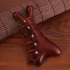 Pente Massageador de Sândalo Quatro em Um para Terapia Capilar, Pente de Meridianos, Pente de Madeira para Massagem de Meridianos do Couro Cabeludo Gua Sha de Sândalo, Personalização no Atacado