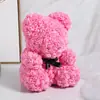 Oferta EspecialOso de Espuma de Polietileno Oso Rosa Flor Eterna Regalo para el Día de la Madre Cumpleaños Flor Artificial 520
