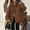 Gola Alta com Capuz Zíper Solta Emagrecimento 2026 Inverno Novo Design Espessado Senso Estiloso Jaqueta Feminina Tendência Ins