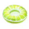 Boia de Natação em Formato de Fruta Transfronteiriça com Alça, Boia Salva-Vidas Espessa de PVC para Piscina, Boia de Natação Infantil para Parque Aquático Atacado