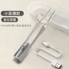 Nueva cuchara para excavar oídos luminosa con luz, cabezal suave, pinzas visuales para excavar oídos de bebés, con hebilla de excavación.