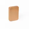 Caja de hojalata rectangular en stock, color sólido, tapa de dos piezas, caja pequeña de hojalata para dulces de boda, bálsamo, almacenamiento de joyas, caja de hojalata vacía