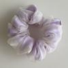 Scrunchie de Malha Dupla Doce e Suave Estilo Coreano Elástico Elegante para Rabo de Cavalo para Cabelos Finos Corda de Cabelo Elástico Acessório de Cabeça