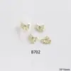 Joyería para uñas de aleación al por mayor red-hot mini mariposa corbata de lazo de aleación joyería de tulipán de aleación