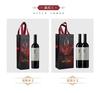 Bolsa de vino no tejida al por mayor de fábrica logotipo impreso individual doble bolso de mano de embalaje de vino de alta calidad película