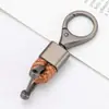 Llavero Coche hardware cuerda tejida metal colgante de alta gama hombres y mujeres pareja Cuero de microfibra resistente al desgaste Accesorios Venta al por mayor