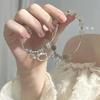 Pulsera de Lazo de Luz de Luna de Gatito para Mujer Pulsera de Diseño Nicho Ins Sencilla para Combinar con Todo Pulsera de Estudiante para Pareja