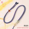 Colgante de estilo étnico hecho a mano con cuerda de jade, colgante de jade, collar de cera de abeja dorada, cordón de esmalte Wenwan al por mayor
