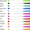 Comercio exterior 12 colores fácil de borrar pintado borrable bolígrafo neutro color 0.7 juego de bolígrafos fricción papelería al por mayor estudiantes