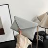 Bolso de Mujer Estilo Sobre de Nicho Estilo Coreano Moderno de Hombro Único Cruzado PU Debajo del Brazo Bolso de Mujer Casual Simple de Gran Capacidad