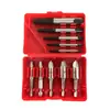 Juego de 10 piezas removedor de tornillos de cabeza rota para grifo, alambre roto, multi-especificación, diente deslizante, herramienta de extracción de tornillos rotos