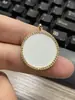Liquidação Pingente de colar de ouro 14K simples com zircônia estrela de cinco pontas coração chave acessórios de joias DIY Pingente de pulseira