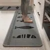 Tapete Antideslizante a Prueba de Aceite Lavable Sin Lavado Estilo Nuevo 2026 Absorbente de Agua Anti-Caídas Resistente a la Suciedad Almohadilla Especial para Pies Alfombra para el Hogar