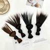 Grampo de Cabelo Feminino de Pena de Galinha Lança de Peteca Meio Preso para Mostrar Volume de Cabelo Artefato Sexy Elegante Clipe Acessório de Cabeça Presilha de Cabelo
