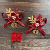 Corsage de Boda de Estilo Chino de Alta Calidad Flor de Muñeca para Boda Productos de Boda de Estilo Occidental Flor para Ceremonia de Apertura