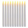 Velas Eletrônicas de LED de Haste Longa Transfronteiriças, Velas de Decoração de Cena, Conjunto para Casamento Festa Restaurante Luzes com Controle Remoto em Estoque