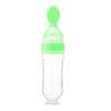 Comércio exterior bebê silicone espremer ventosa garrafa de pasta de arroz alimentação do bebê garrafa de farinha de arroz alimento complementar colher de pasta de arroz 9248