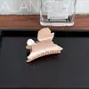 Un Clip de Garra de Cachorro Lindo Retro de Lunares Estilo Coreano Lan para Mujer Pinza de Tiburón Grande Pinza para Moño Accesorios para el Cabello Pinza para el Cabello
