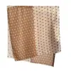 Design criativo senso bolinhas estrela de cinco pontas alta combinação de cores lenço de seda lenço de algodão feminino primavera e outono xale decorativo