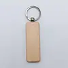 25 estilos en stock madera se puede grabar con láser llavero personalizado regalo pequeño madera de haya llavero de madera