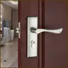 Fechadura de porta de liga de zinco americana fechadura de porta de quarto interna maçaneta de porta simples fechadura de porta silenciosa engenharia