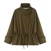 Parka Informal de Moda de Color Sólido Nueva para Mujer 2026 Primavera Transfronteriza AliExpress 0155240