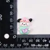 Pijama Lindo de Dibujos Animados Sanrio Accesorios Brillantes de Resina Pegamento Crema Funda de Teléfono DIY Pasador Pegatina para Refrigerador Accesorios para Coche
