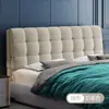 Cojín de cabecera Tatami sin cabecero Almohada de cama suave Empaquetada Madera maciza Cama Cojín trasero grande Cojín de cama Lujo accesible