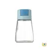 Frasco de Vidrio para Condimentos con Control de Presión para Medir Sal, Botella de Condimento, Frasco de Sal MSG, Dispensador de Sal Medidor de Cocina para el Hogar