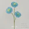 Flores Artificiais Azuis para Casamento Flores Falsas de Teto Decoração de Casamento Parede de Flores Arranjo de Flores de Chão para Casamento Materiais para Arranjo de Flores de Seda
