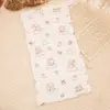 Toalla de bebé de seersucker de alta densidad algodón seis capas de gasa toalla para niños toalla cuadrada suave absorbente empaque individual