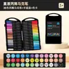 Caja Negra Pequeña Marcador Acrílico Líquido Directo Plumas de Colores Punta Suave para Estudiantes de Primaria y Estudiantes de Arte, Plumas de Dibujo para Niños, 80 Colores