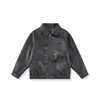2025 Nuevo Estilo Maillard Retro Americano Pirata Chaqueta de Cuero para Hombre Corta de Motocicleta Cuero Suave Desgastado con Aceite y Cera