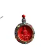 Collar con Colgante de Buda de Cinabrio Crudo de los Doce Signos del Zodíaco y Arena Púrpura Dorada de Alto Contenido para Año de Nacimiento para Hombres y Mujeres Venta al por Mayor