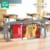 Bolsa de Exame Jerry Cor Vermelha da China para Estudantes do Vestibular Grande Capacidade Portátil Transparente Bolsa para Documentos