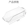 Caixa de Armazenamento para Geladeira Extra Grande Transparente PET Alta Aparência Refrigerante Soda Lanches Armazenamento de Cozinha Armazenamento Doméstico para Geladeira