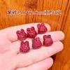 Mini sacos da sorte de cinábrio natural de alto teor, disponíveis em vários tamanhos e com múltiplas opções de acessórios, incluindo sacos de dinheiro; atacado de cinábrio
