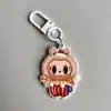 Colgante Pequeño Plano de Acrílico Popular Estilo Girly de Gama Alta Lindo Estilo Pareja Llavero Versátil