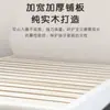 Cama de Cuero Nube para Niñas, Cama Suave Moderna Minimalista de Lujo Ligero, Cama Estilo Crema de Princesa Celebridad de Internet, Cama para Apartamento Pequeño de Niños de 1.5m