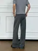 Cinturón de diseño de alta gama con caída, nuevo de otoño para hombre, pantalones casuales de corte limpio, elegantes, versátiles, de pierna recta