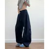 Pantalones casuales plisados curvos de secado rápido para el verano para hombre, pantalones rectos holgados de pierna ancha, delgados, modernos y versátiles