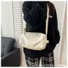 5025 Outono Personalizado Nicho Bolsa Cilindro Casual Estilo Ocidental Bolsa Transversal Feminina Bolsa de Ombro