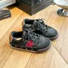 Zapatos de Estrella para Niños, Zapatillas de Entrenamiento Retro Alemanas, Nueva Colección Primavera/Otoño 2026, Zapatos Deportivos Casuales de Cuero Genuino con Suela Suave para Niños y Niñas